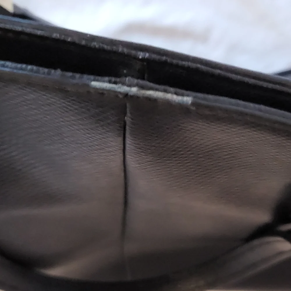 Coach small navy satchel - Picture 6 of 6
